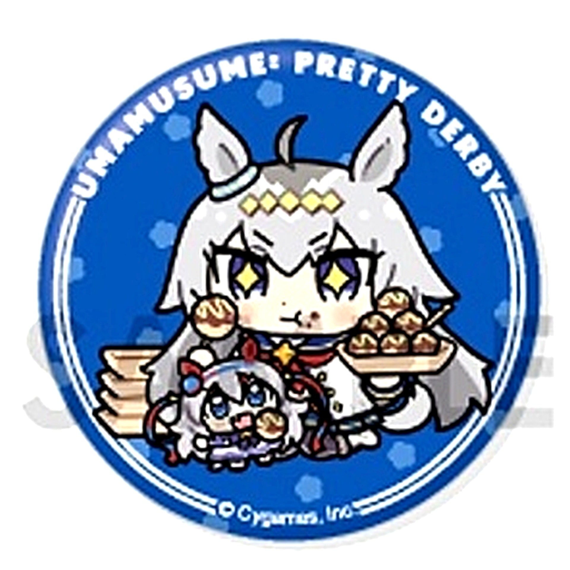 Oguri Cap & Tamamo Cross Uma Musume Pretty Derby 1 Trading Button With Plush Vol. 1 [USED]