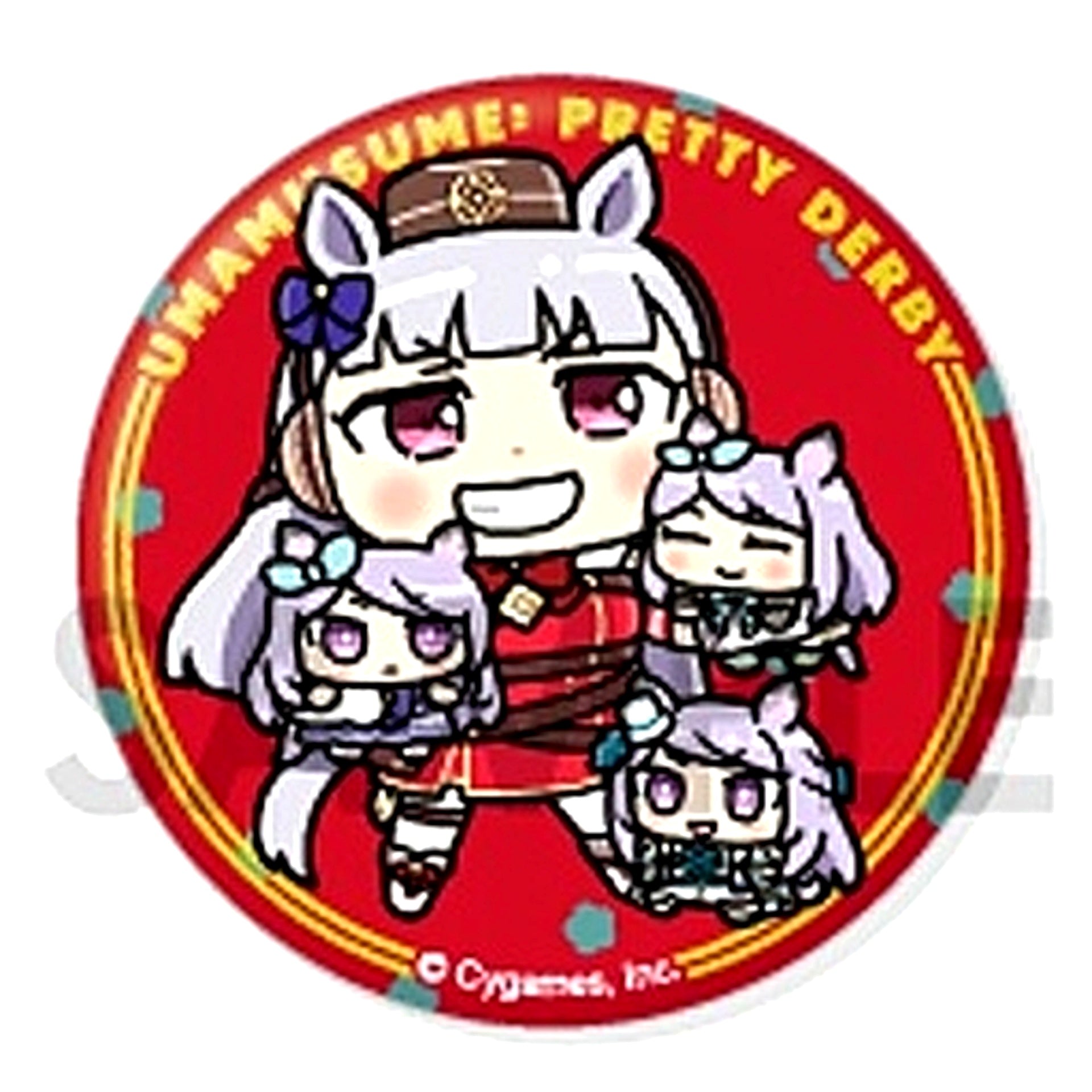 2. Gold Ship & Mejiro McQueen Uma Musume Pretty Derby Trading Button Together with Plush Vol.1 [USED]