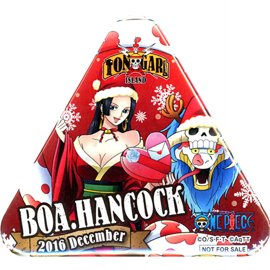 Boa Hancock 2016 December One Piece Tongari Button Tongari Island Monthly Seal Rally Mission Clear Prize [USED]