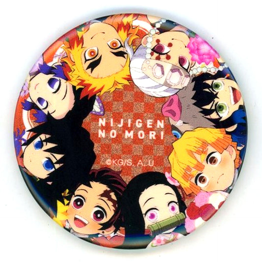 Group Demon Slayer Kimetsu no Yaiba Neon Button 56mm Nijigen no Mori Vol.2 [USED]