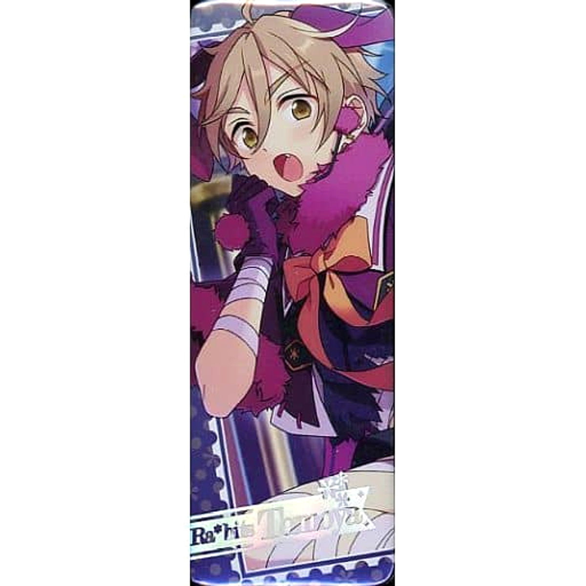 Ensemble Stars!! Tomoya Mashiro Challenge Zombie Bloomed Long Can Badge Rabbits China Limited Buttons [USED]