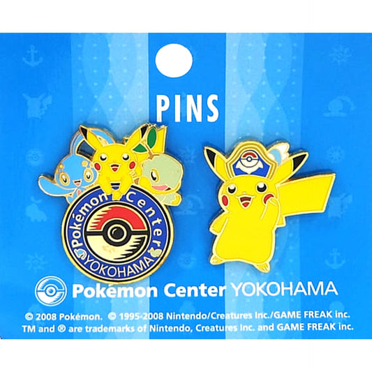 Pokemon Logo Pins Pokemon Center Yokohama Limited Pins [USED]