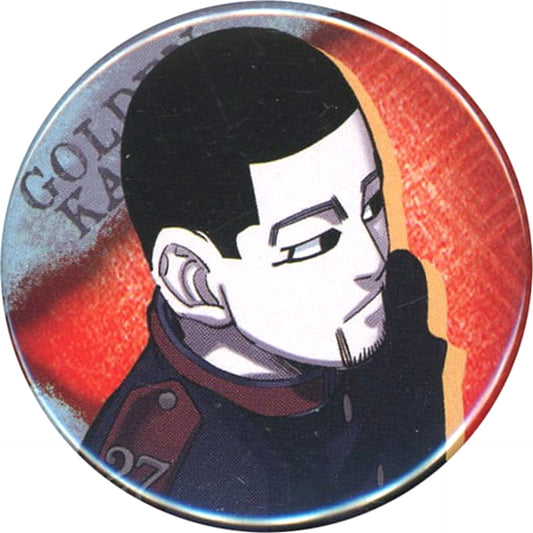 Golden Kamuy Hyakunosuke Ogata Collection Can Badge Petit Strong Men of Youth Golden Kamuy Exhibition Limited Buttons [USED]