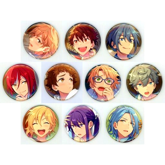 Set of 10 Ensemble Stars!! SHUFFLE Collection Badge AtoZ & XXVeil - Casual Side - [USED]