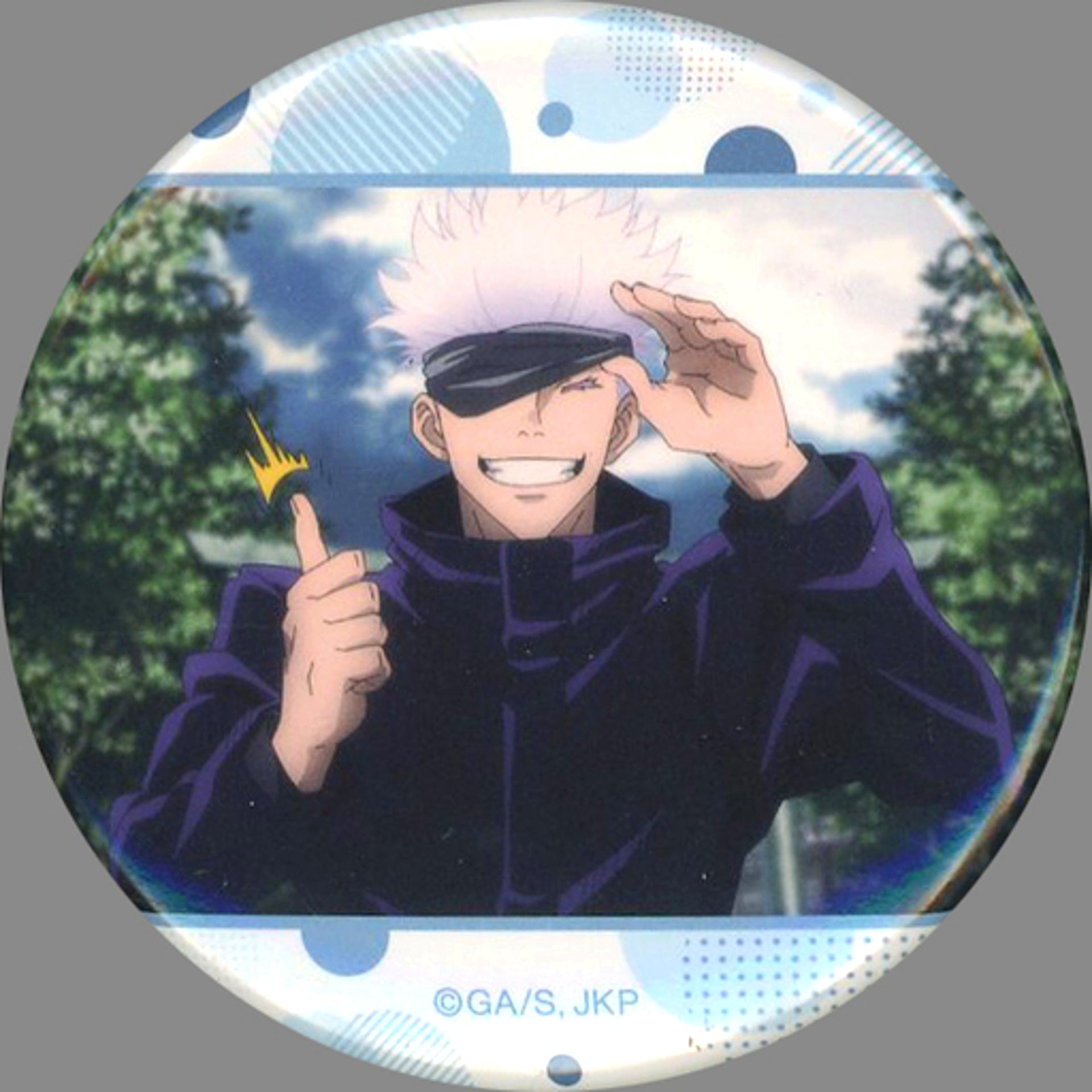Satoru Gojo Vol. 4 Jujutsu Kaisen Character Button Collection Scene Shot [USED]