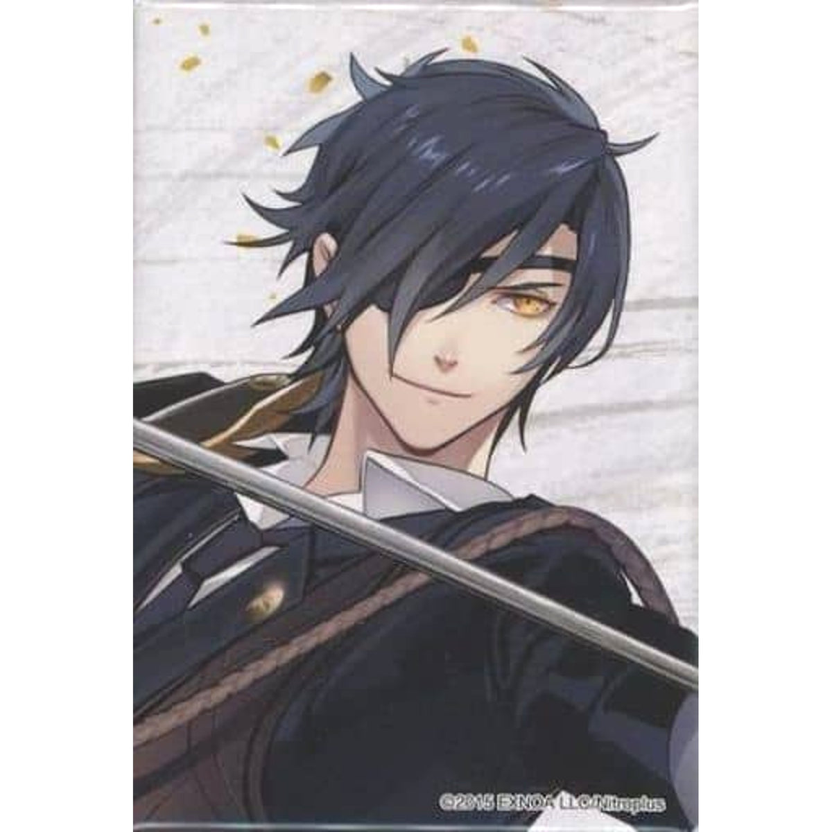 Touken Ranbu ONLINE Shokudaikiri Mitsutada 5th Anniversary Celebration Painting Square Can Badge Collection Part 4 Buttons [USED]
