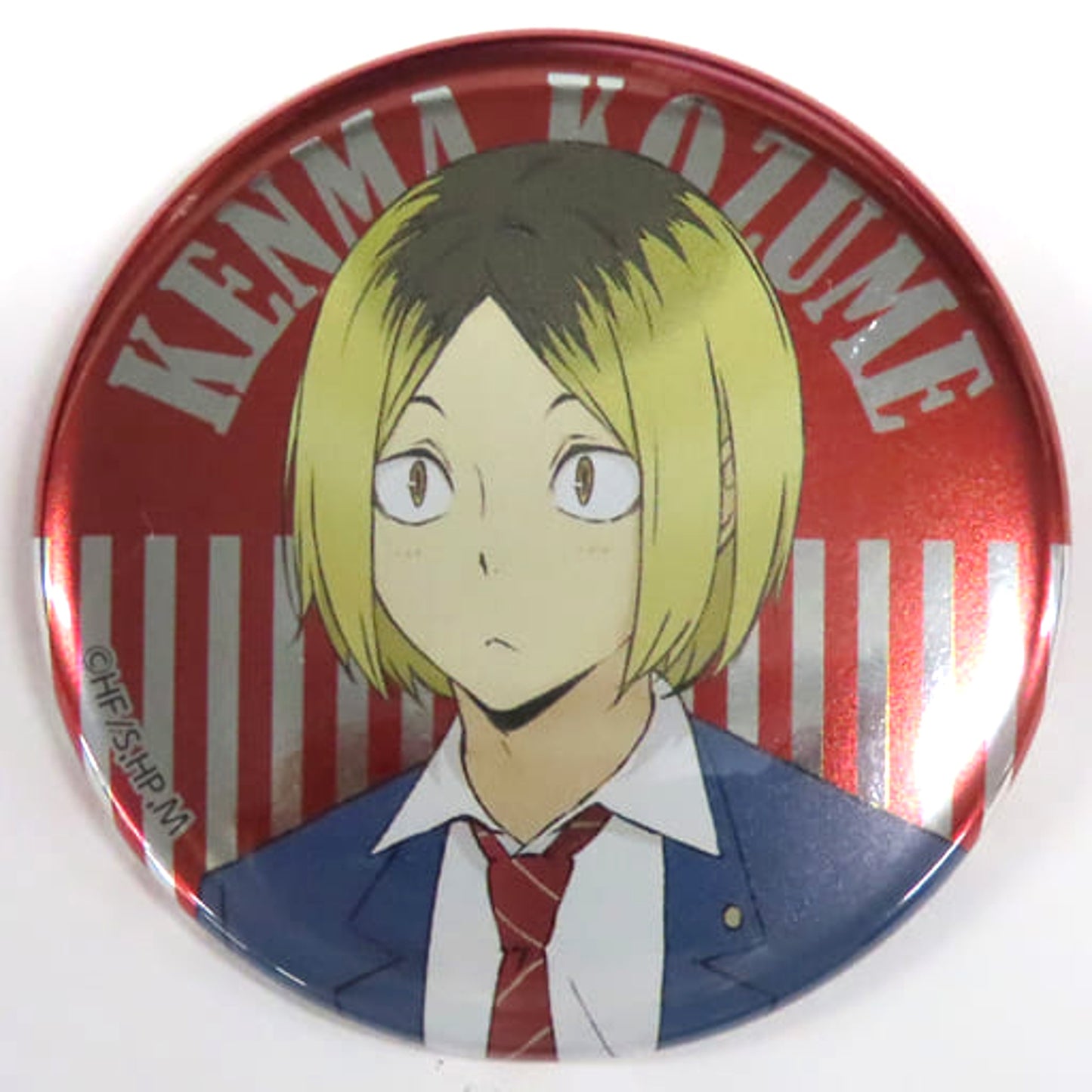 Haikyu!! Kenma Kozume Metallic Badge Collection Vol.1 Asobi Tsukuse!! in Namja Town Limited Buttons [USED]