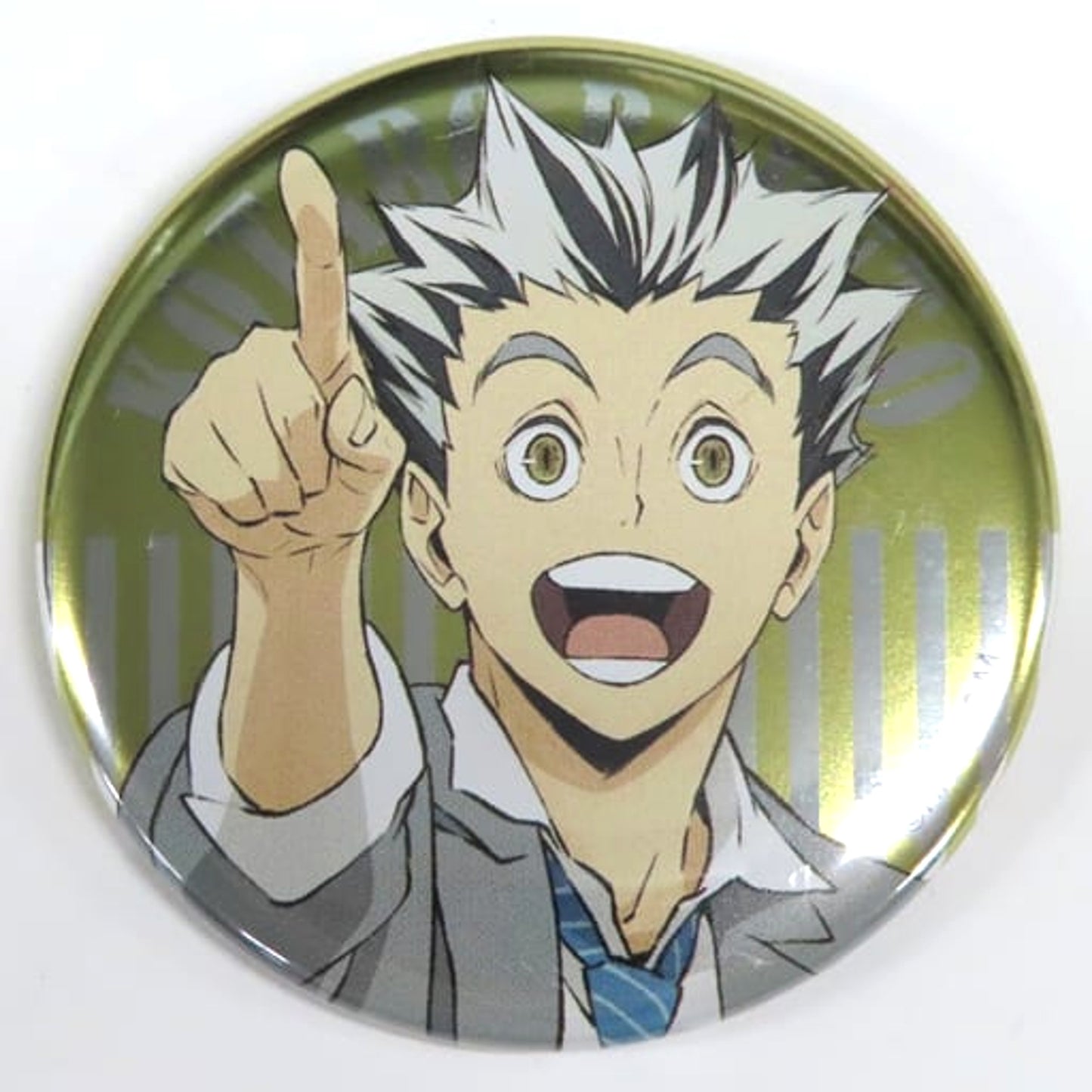 Kotaro Bokuto Haikyu!! Metallic Badge Collection Vol.1 Asobi Tsukuse!! in Namja Town Limited [USED]