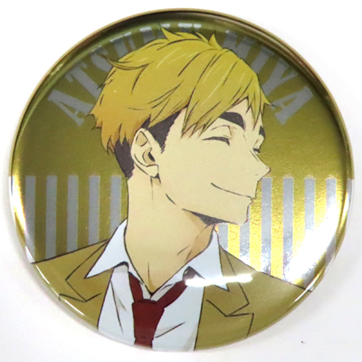 Atsumu Miya Haikyu!! Asobitsukuse!! in Namjatown Metallic Button Collection Vol.1 [USED]
