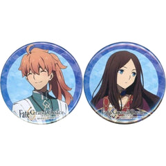 Fate/Grand Order: Final Singularity Grand Temple of Time: Solomon Romani Archaman Leonardo Da Vinci Can Badge with Original Illustration from Anime animate Limited Blu-ray/DVD Purchase Benefits Set of 2 Buttons [USED]