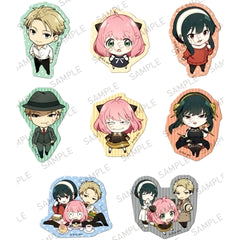 SPY x FAMILY Anya Forger & Others Clear Clip Badge All 8 Types Set Buttons [USED]