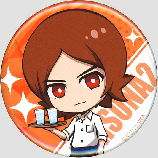 Protagonist Persona 2 Innocent Sin Persona 25th Anniversary Sega Collabo Cafe 2nd Term Deformed Button P2 [USED]