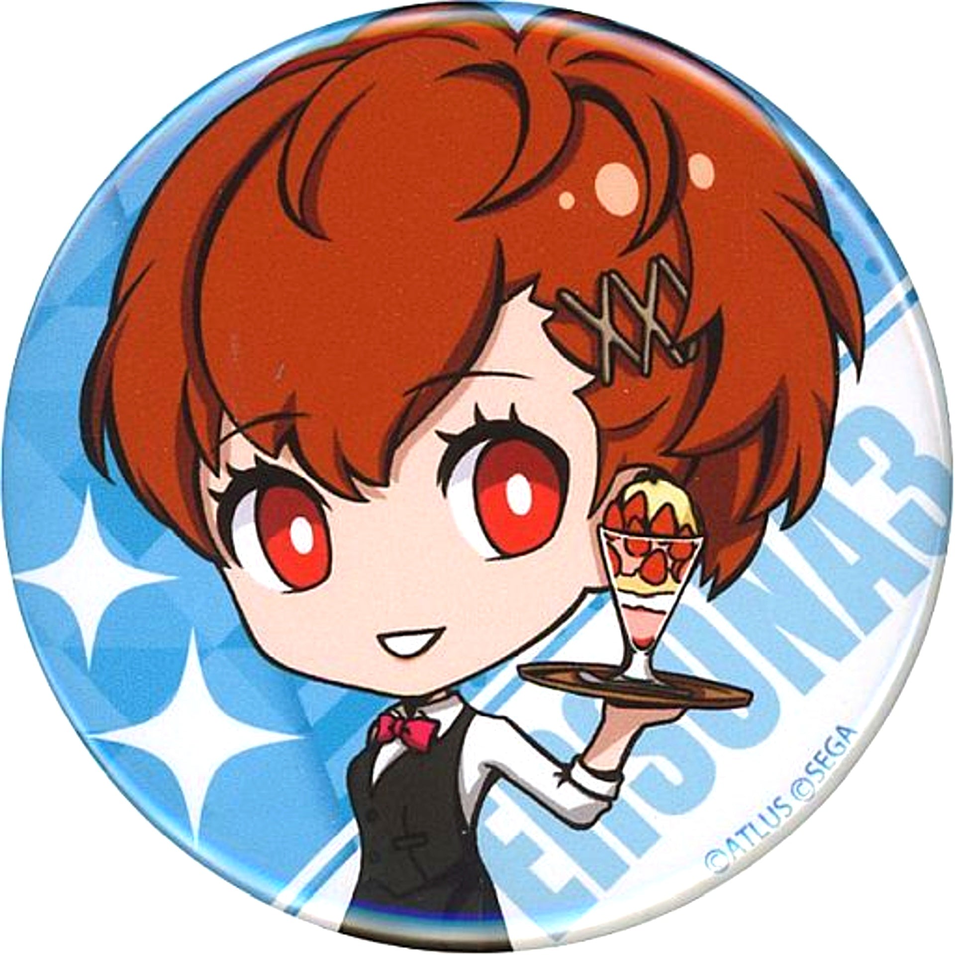 Female Protagonist Persona 3 Portable Deformed Button P3 Sega Collabo Cafe 25th Anniversary Late [USED]