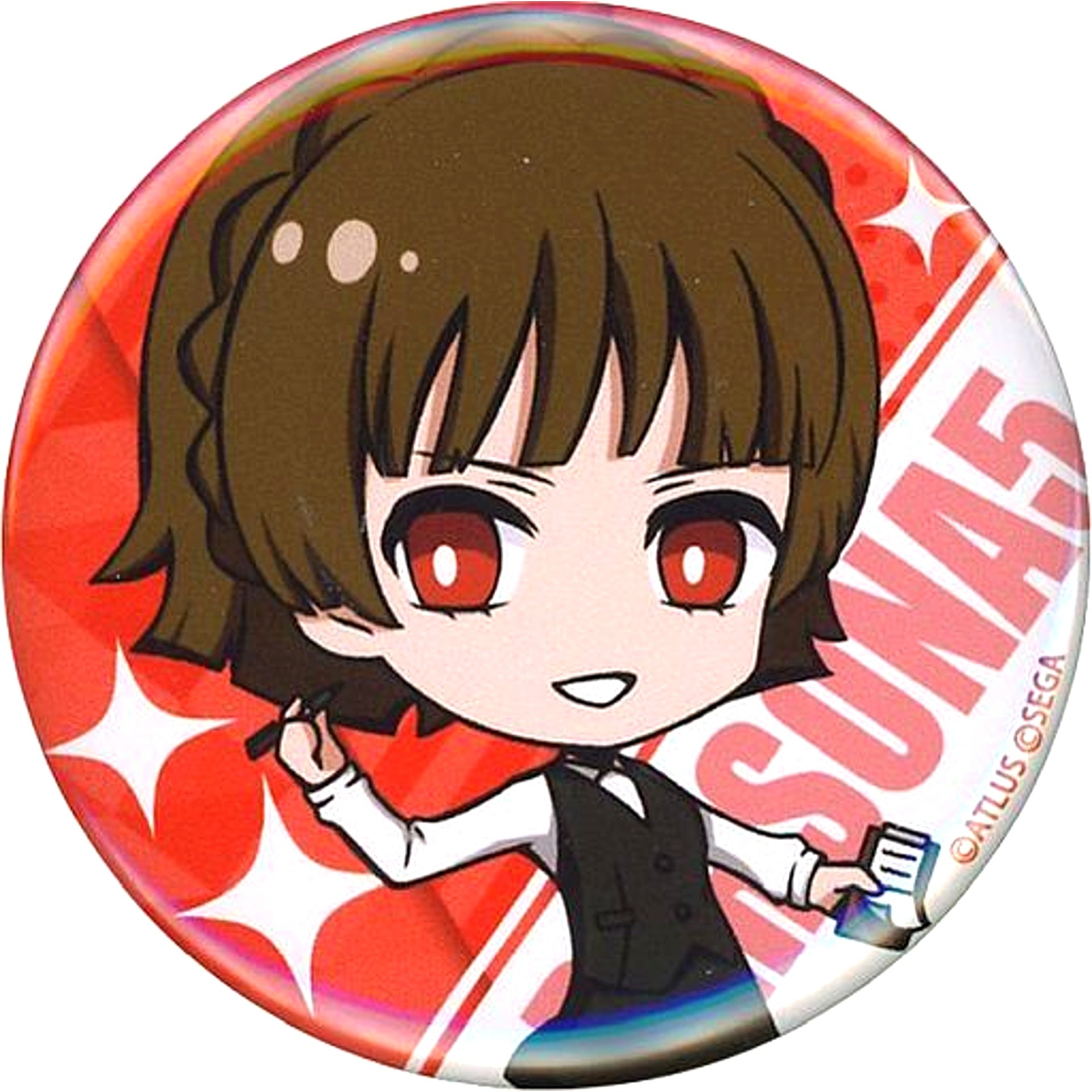 Makoto Niijima Persona 5 Deformed Button Sega Collabo Cafe 25th Anniversary Late [USED]
