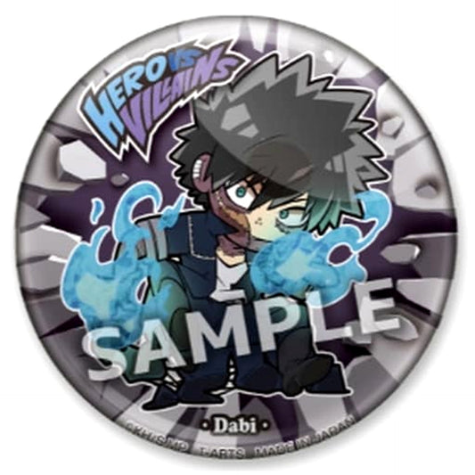 My Hero Academia Dabi Pita! Deformed Trading Can Badge Hero VS Villain Buttons [USED]