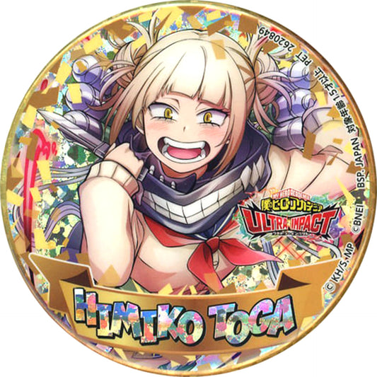 Toga Himiko My Hero Academia Hologram Button Ultra Impact 1st Anniversary [USED]