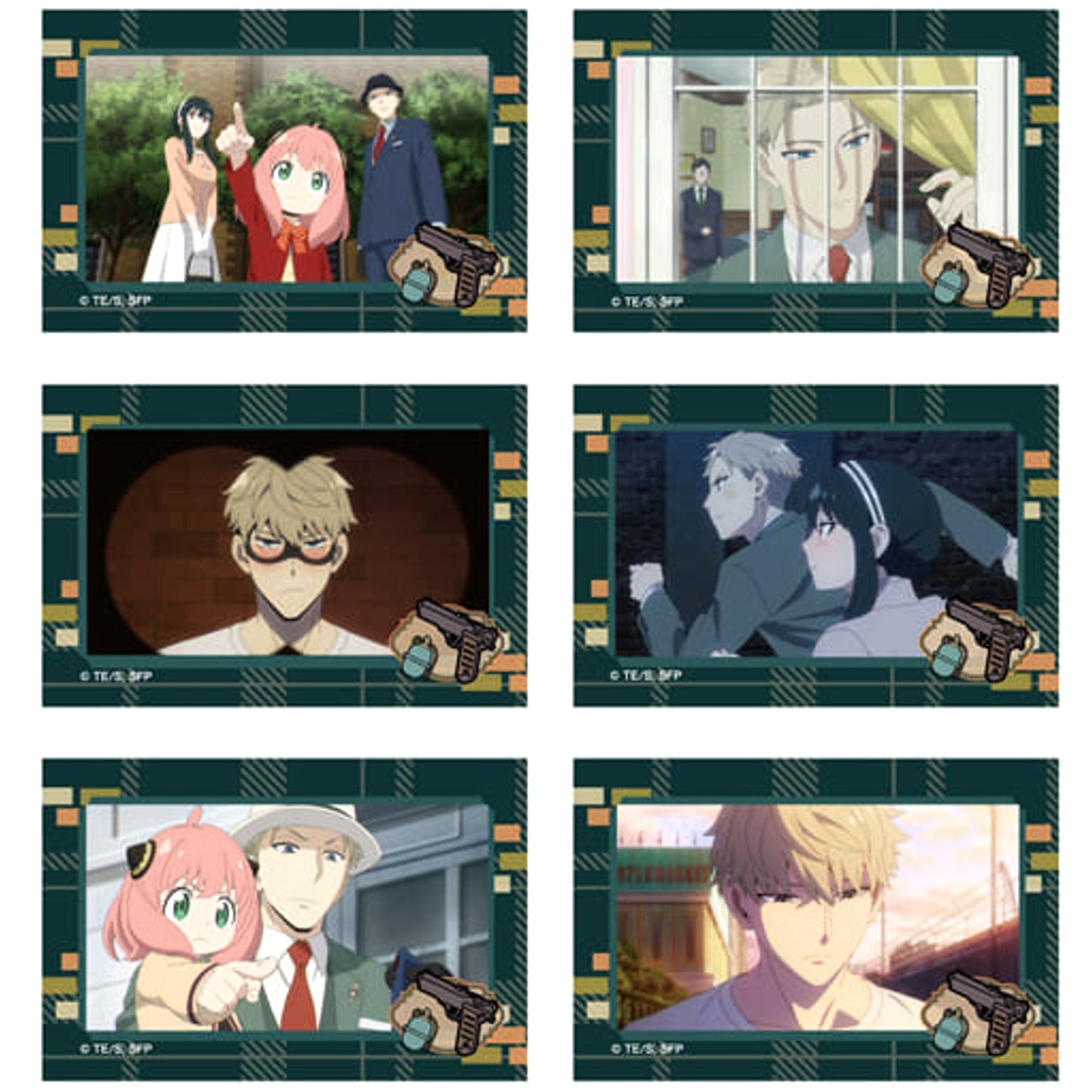 SPY x FAMILY Anya Forger & Others Famous Scene Badge Collection Loid Forger All 6 Types Set Buttons [USED]