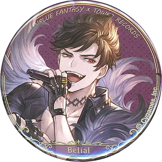 Granblue Fantasy Belial Trading Can Badge Tower Records Limited Buttons [USED]