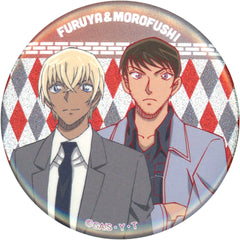 Detective Conan Rei Furuya Hiromitsu Morofushi Trading Metallic Can Badge D Buttons [USED]