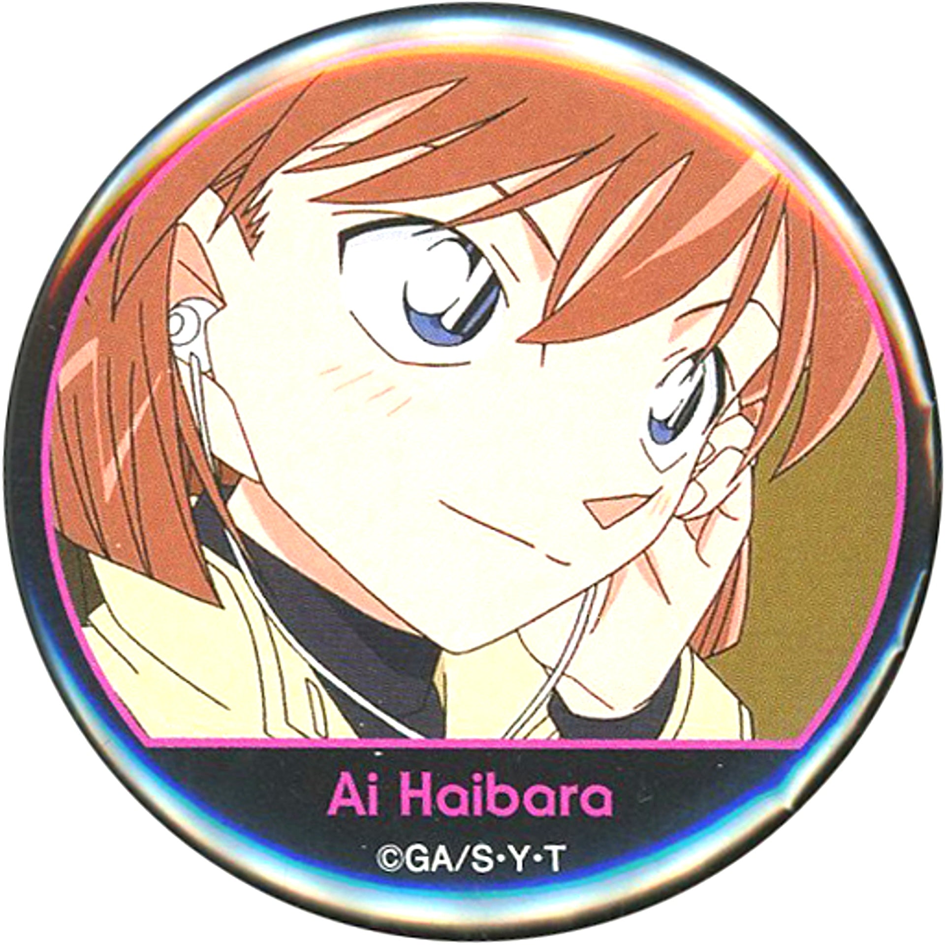 Ai Haibara Detective Conan Button FANS SELECTION [USED]