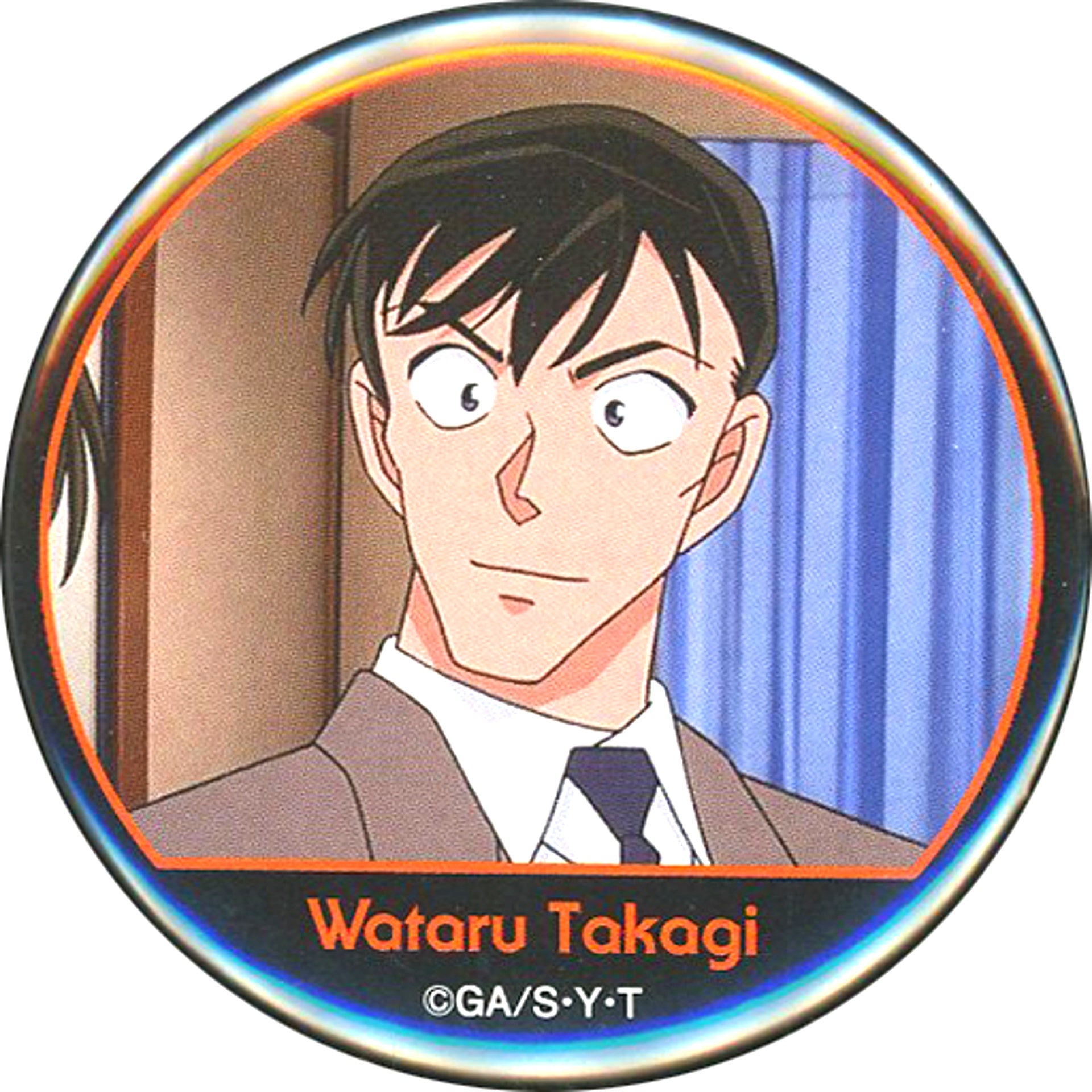 Wataru Takagi Detective Conan Button FAN'S SELECTION [USED]