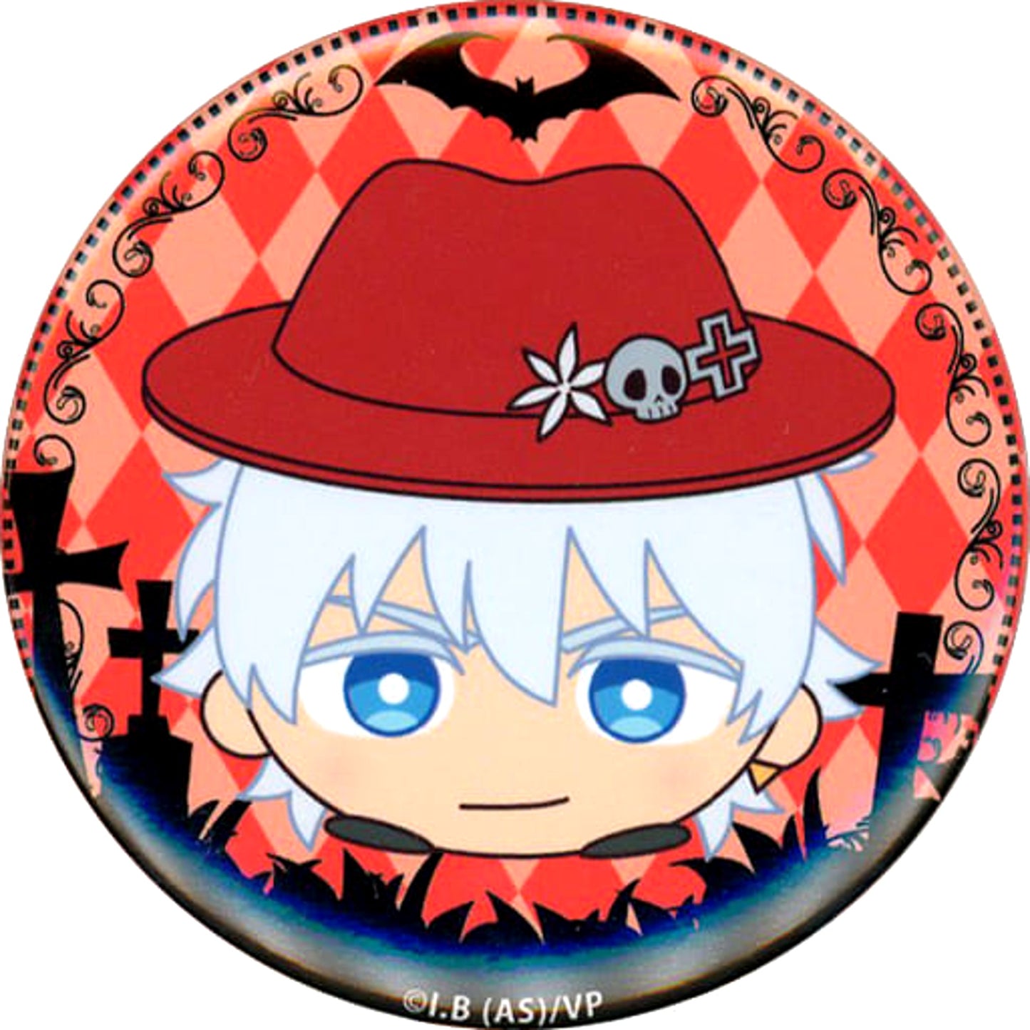 Ronald The Vampire Dies in No Time Button D.D. Market Limited Mochikororin Plush Mascot Box Purchase Bonus [USED]