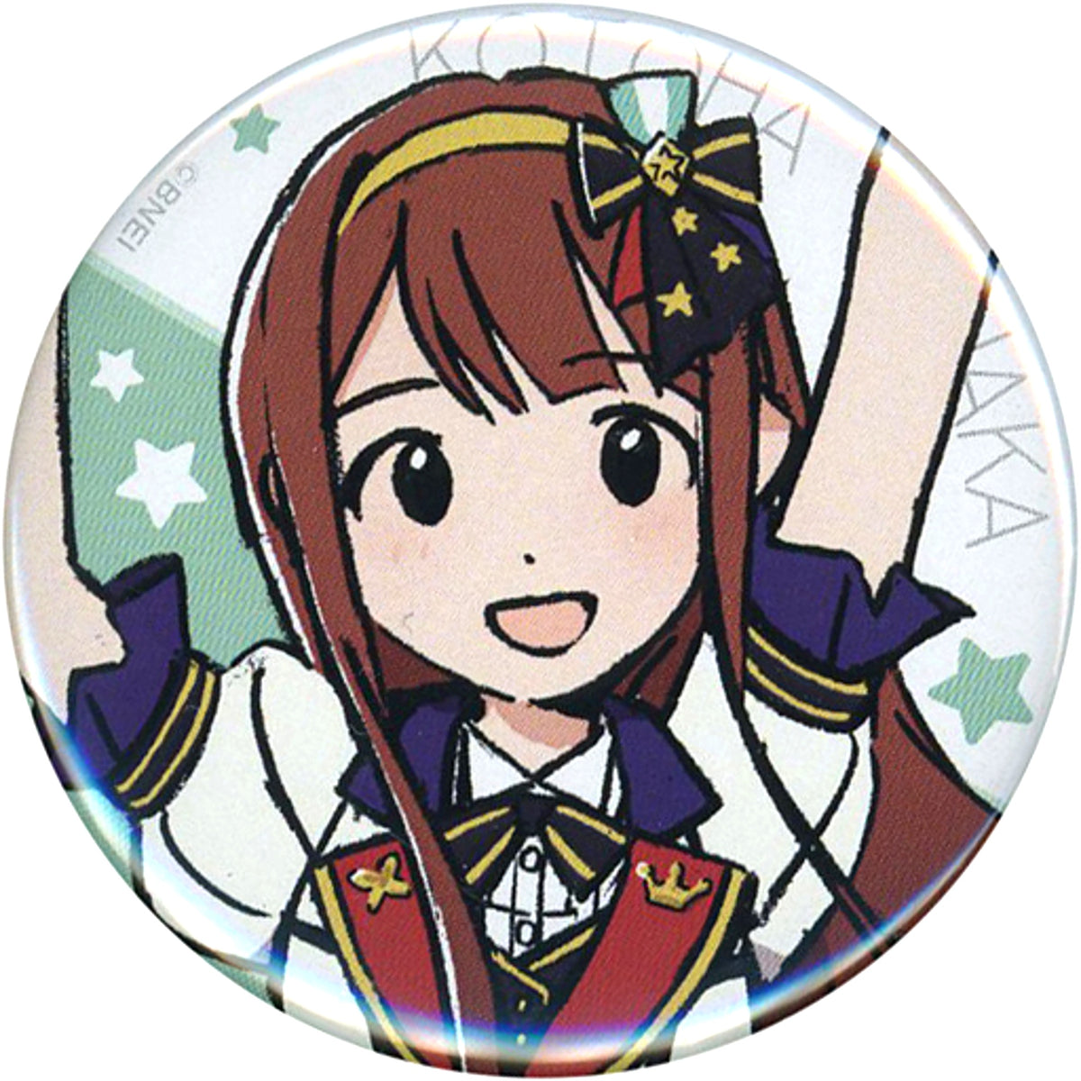 Kotoha Tanaka Button Illustration by Mebachi The Idolmaster Million Live [USED]