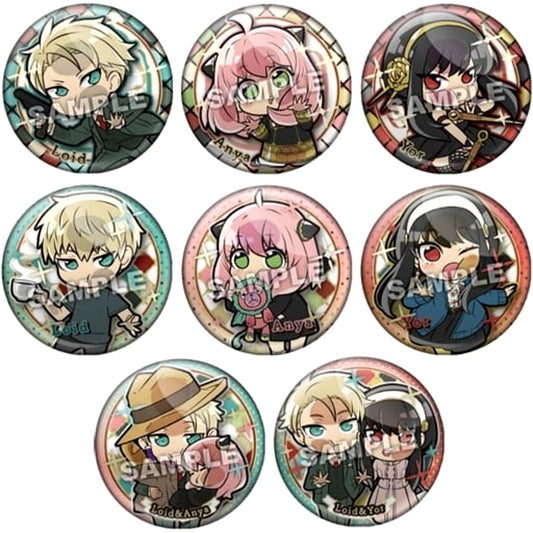 SPY x FAMILY Anya Forger & Others Pita! Deformed Can Badge All 8 Types Set Buttons [USED]