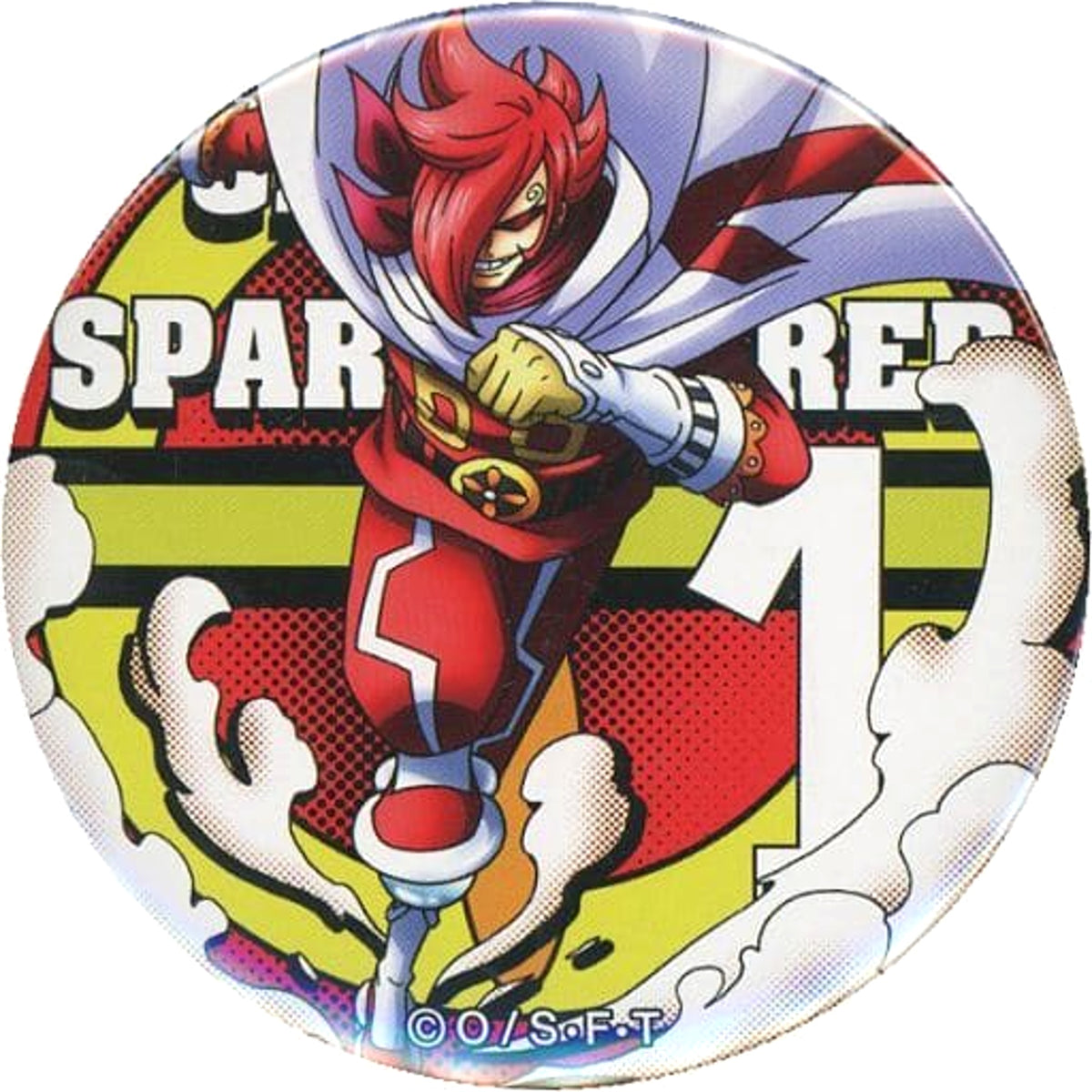 One Piece Vinsmoke Ichiji Yakara Can Badge Vinsmoke Buttons [USED]