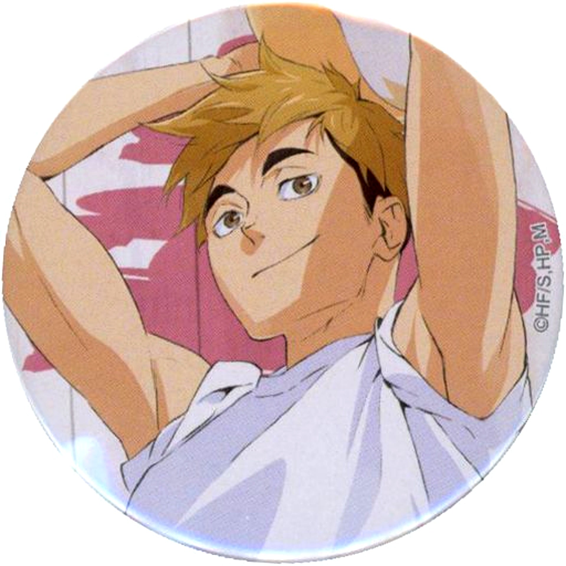 Atsumu Miya Haikyu!! TO THE TOP Trading Button Bunbogu Cafe Collabo [USED]