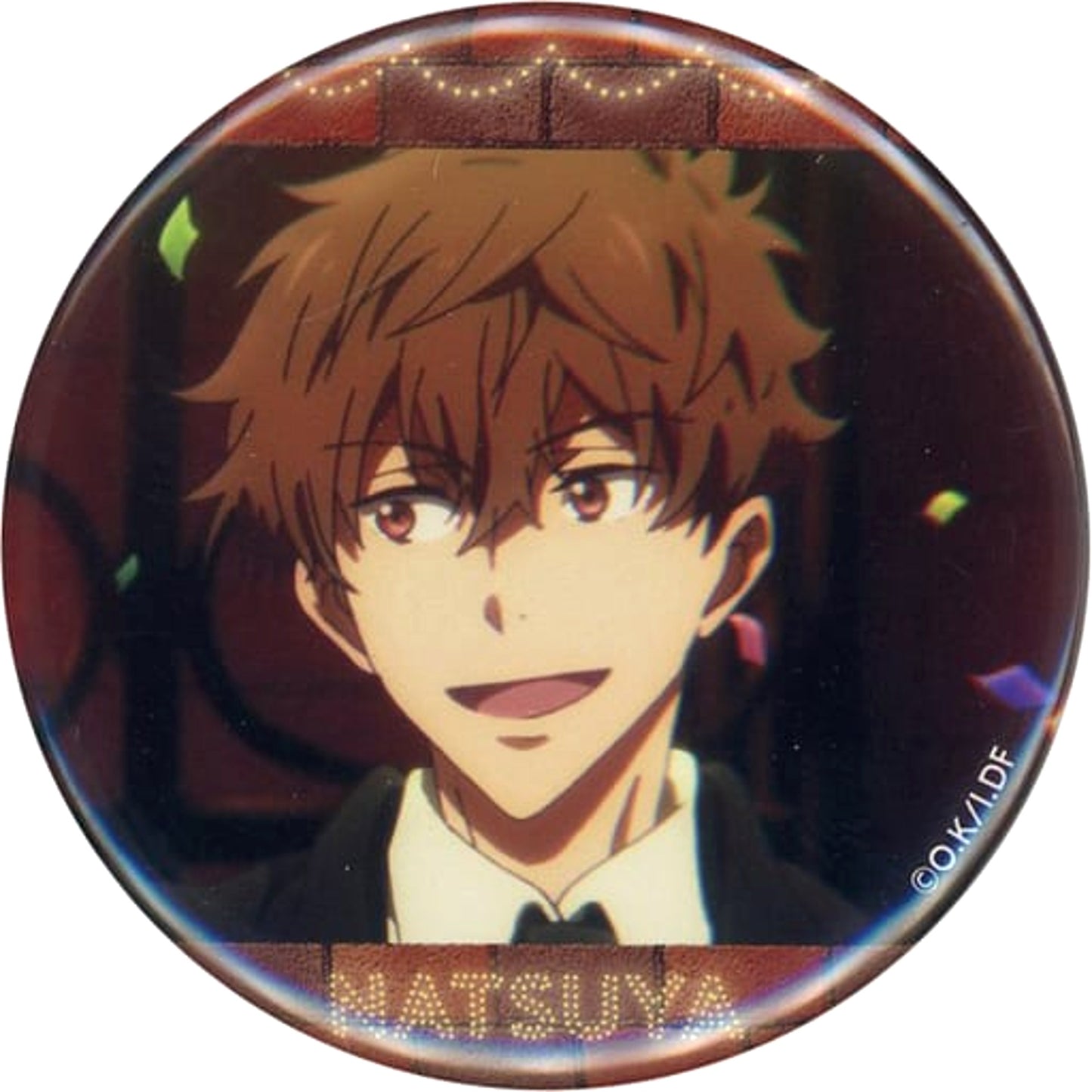 Free!-Dive to the Future- Natsuya Kirishima Can Badge Collection Ending Buttons [USED]