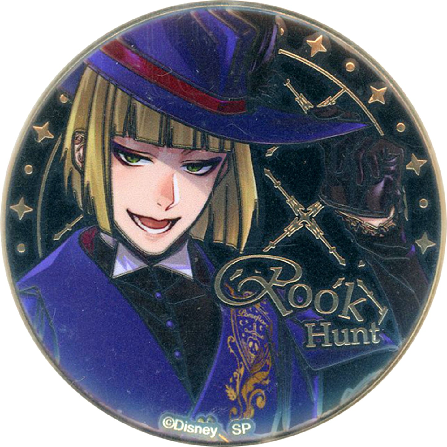 Rook Hunt Disney Twisted Wonderland Altimetal Badge Collection Dorm Uniform B [USED]