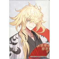 Touken Ranbu ONLINE Ichimonji Norimune Internal Affairs Square Can Badge Collection Internal Affairs Part 7 Buttons [USED]