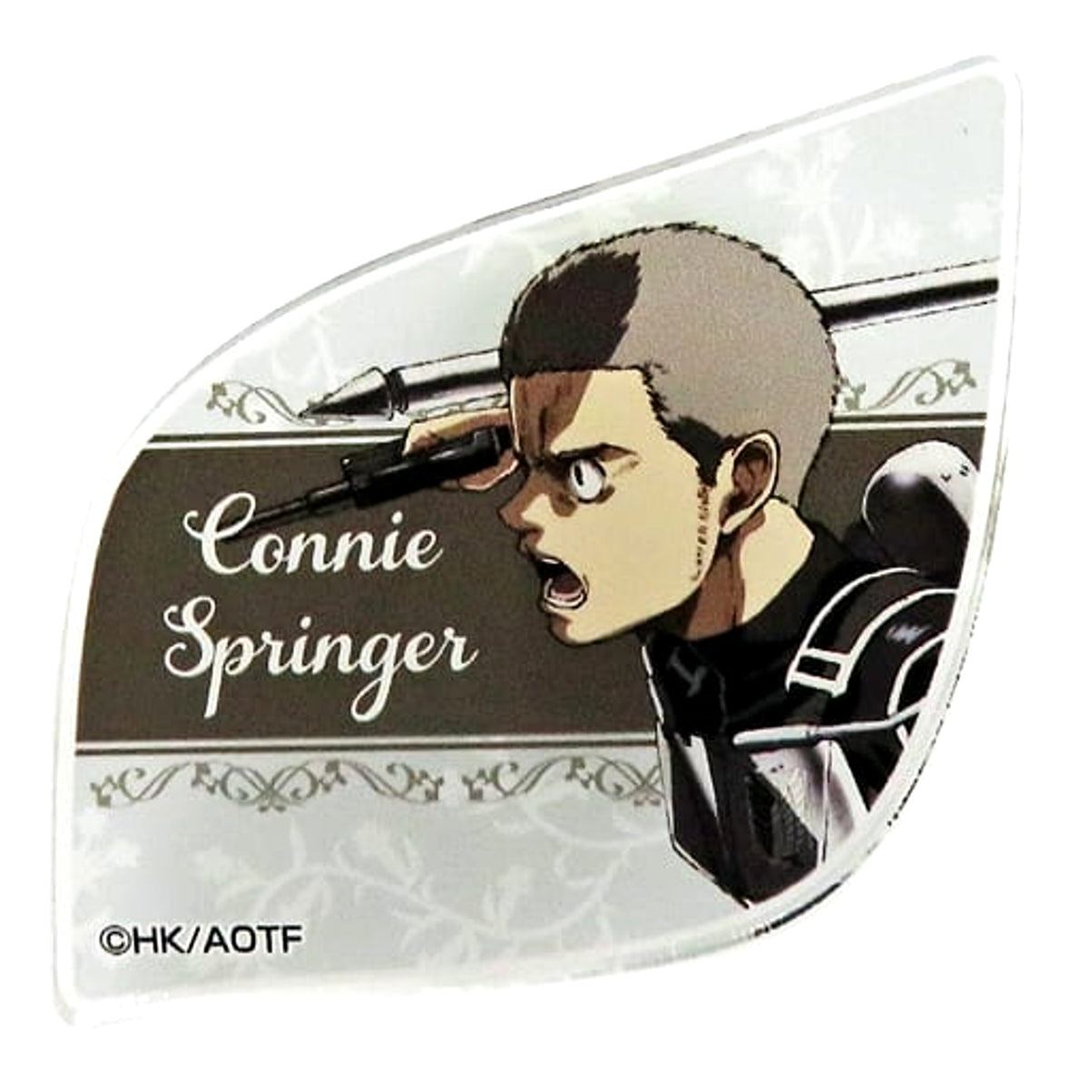 Connie Springer A Attack on Titan The Final Season DMM Scratch! Acrylic Badge Prize D-4 [USED]