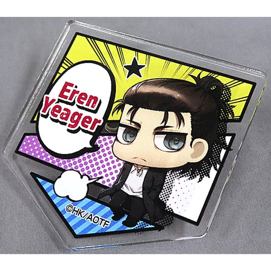 Ellen Yeager B Attack on Titan The Final Season DMM Scratch! Acrylic Badge Prize E-1 [USED]