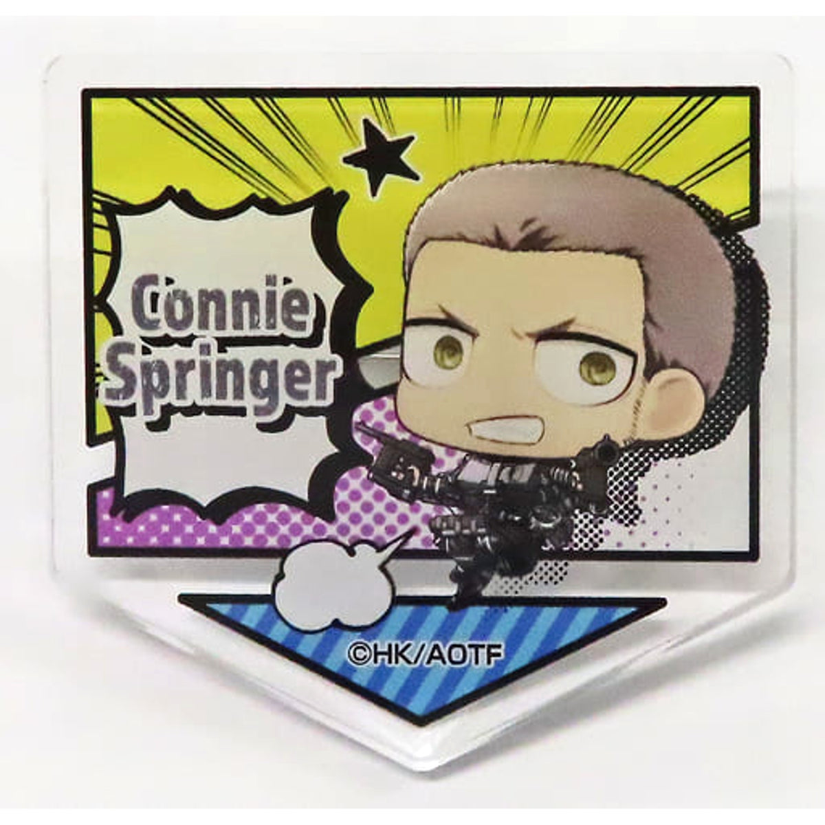 Connie Springer B Attack on Titan The Final Season DMM Scratch! Acrylic Badge Prize E-4 [USED]