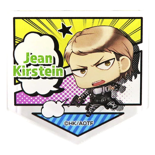 Jean Kirstein B Attack on Titan The Final Season DMM Scratch! Acrylic Badge Prize E-6 [USED]