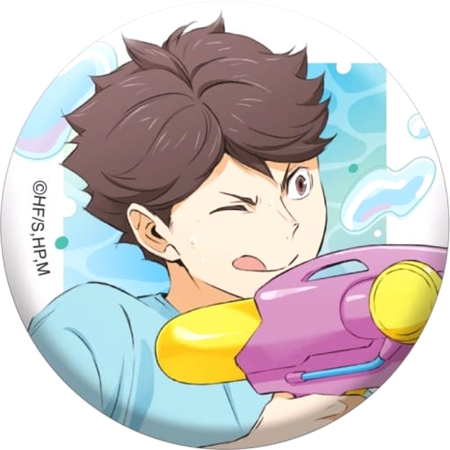 Haikyu!! To The Top Toru Oikawa Trading Can Badge Buttons [USED]