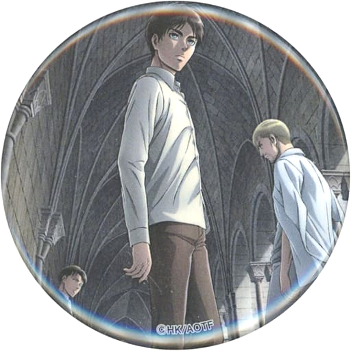Attack on Titan Levi Ackerman Erwin Jacket Pattern Random Can Badge Vol.2 animate Limited Buttons [USED]