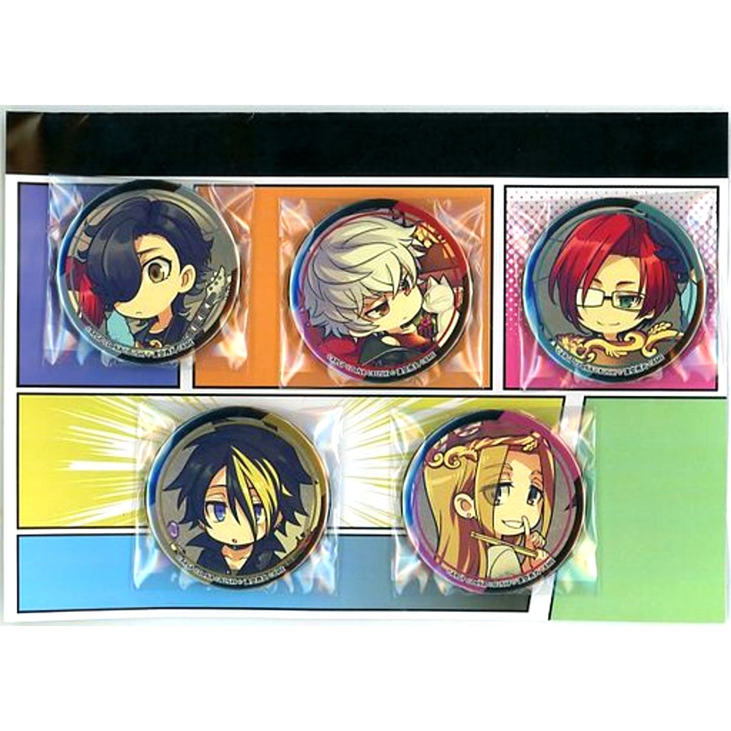 Group GYROAXIA Petitgonavis ARGONAVIS from BanG Dream AAside Button Set of 5 [USED]