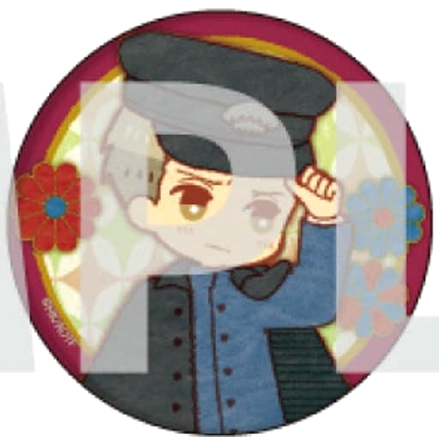 Falco Grice Attack on Titan The Final Season Button 35. Retro Art [USED]
