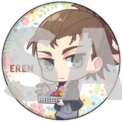 Attack on Titan Ellen Yeager Mini Character Can Badge 36. Flower Shop Ver. Buttons [USED]