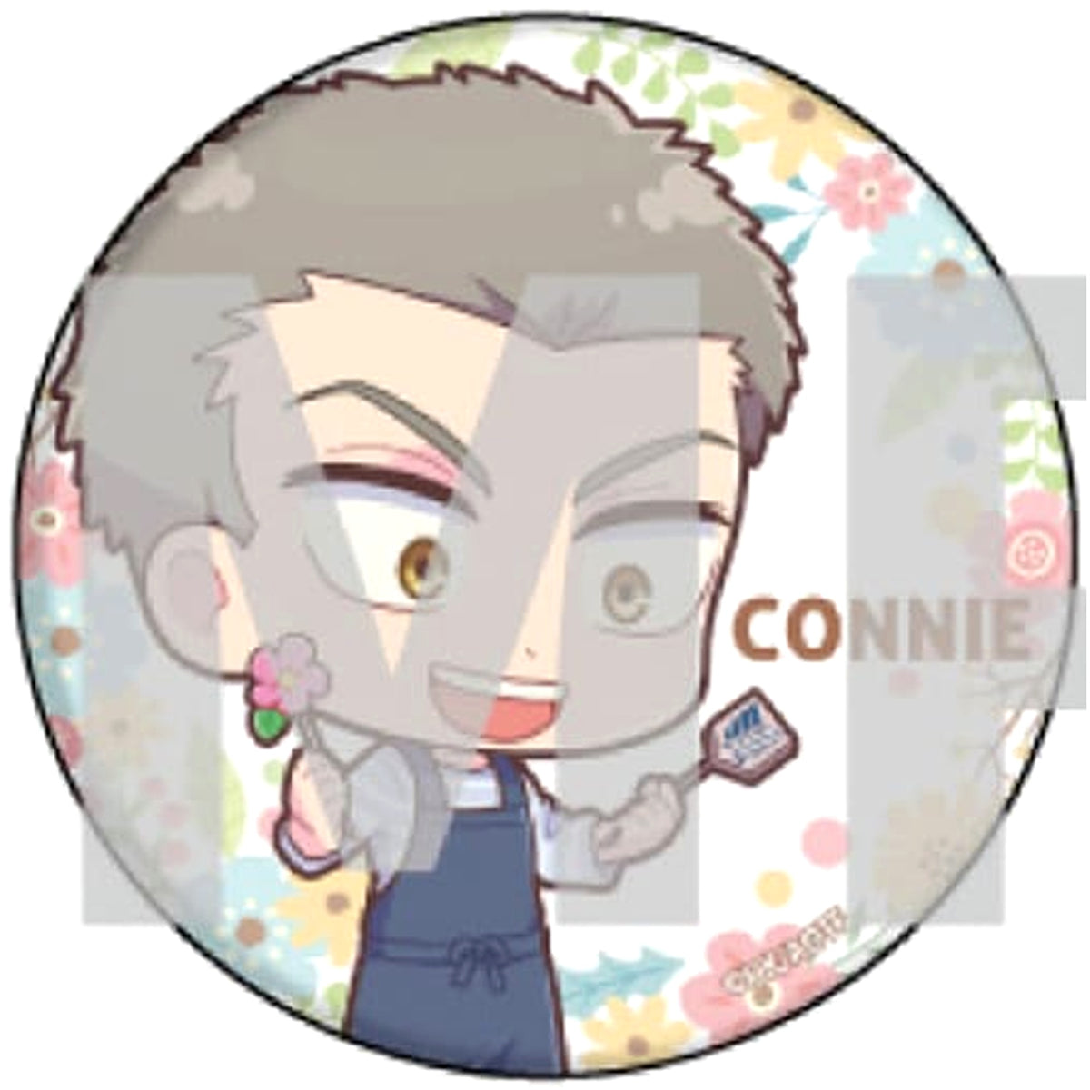 Attack on Titan Connie Springer Mini Character Can Badge 36. Flower Shop Ver. Buttons [USED]