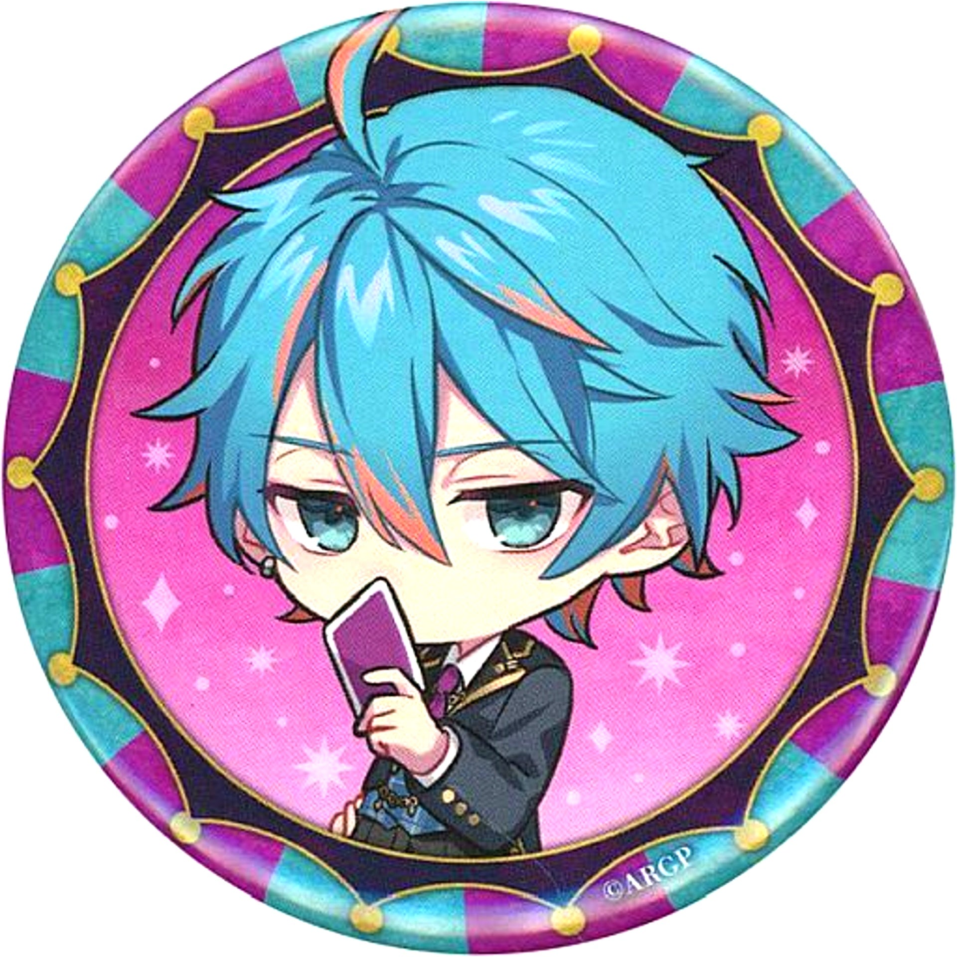 Haruka Nijo from ARGONAVIS 57mm Button Suekichi 22 Marukuji from ARGONAVIS [USED]