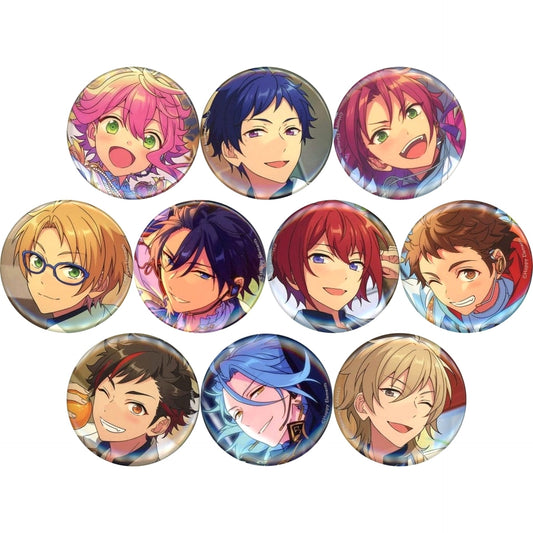 Touri Himemiya & Others Ensemble Stars!! All 10 Types Set Feature Scout Button 2020 Summer Idol Side [USED]