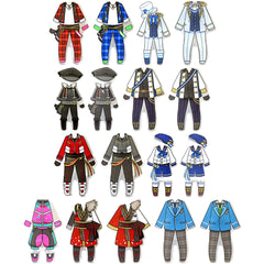 Ensemble Stars! Mao Isara & Others Trading Acrylic Pin Badges 02 All 17 Types Set Buttons [USED]
