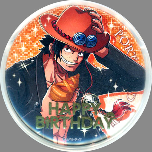 Portgas D. Ace One Piece Birthday Button & Button Cover Mugiwara Store Ltd [USED]