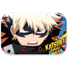 My Hero Academia Katsuki Bakugo Round Squiare Can Badge 7 Buttons [USED]