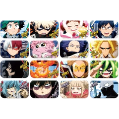 My Hero Academia Katsuki Bakugo & Others Round Squiare Can Badge 7 All 16 Types Set Buttons [USED]