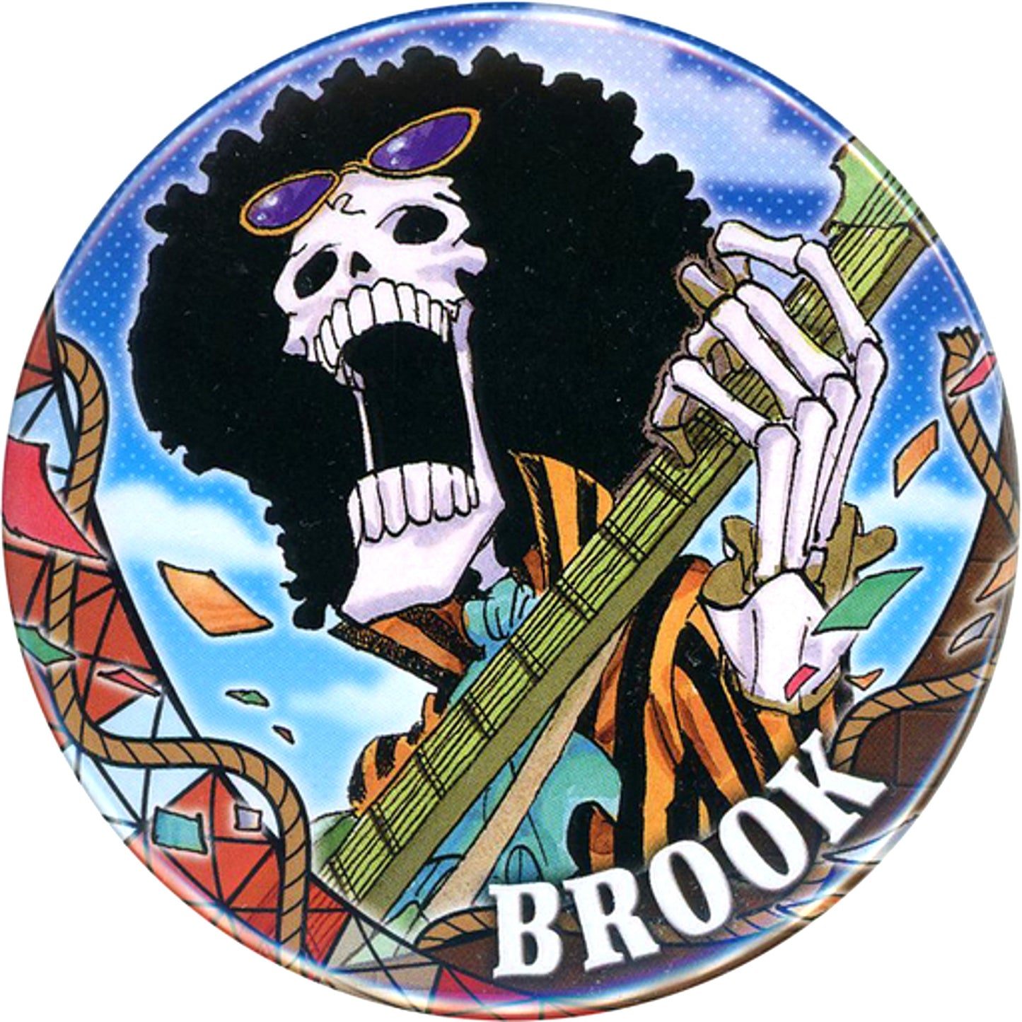 Brook One Piece Tokyo One Piece Tower Collection Button [USED]